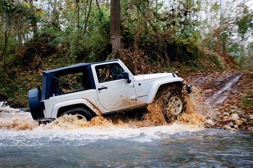 Szkoła 4x4 - Jazda po wodzie.