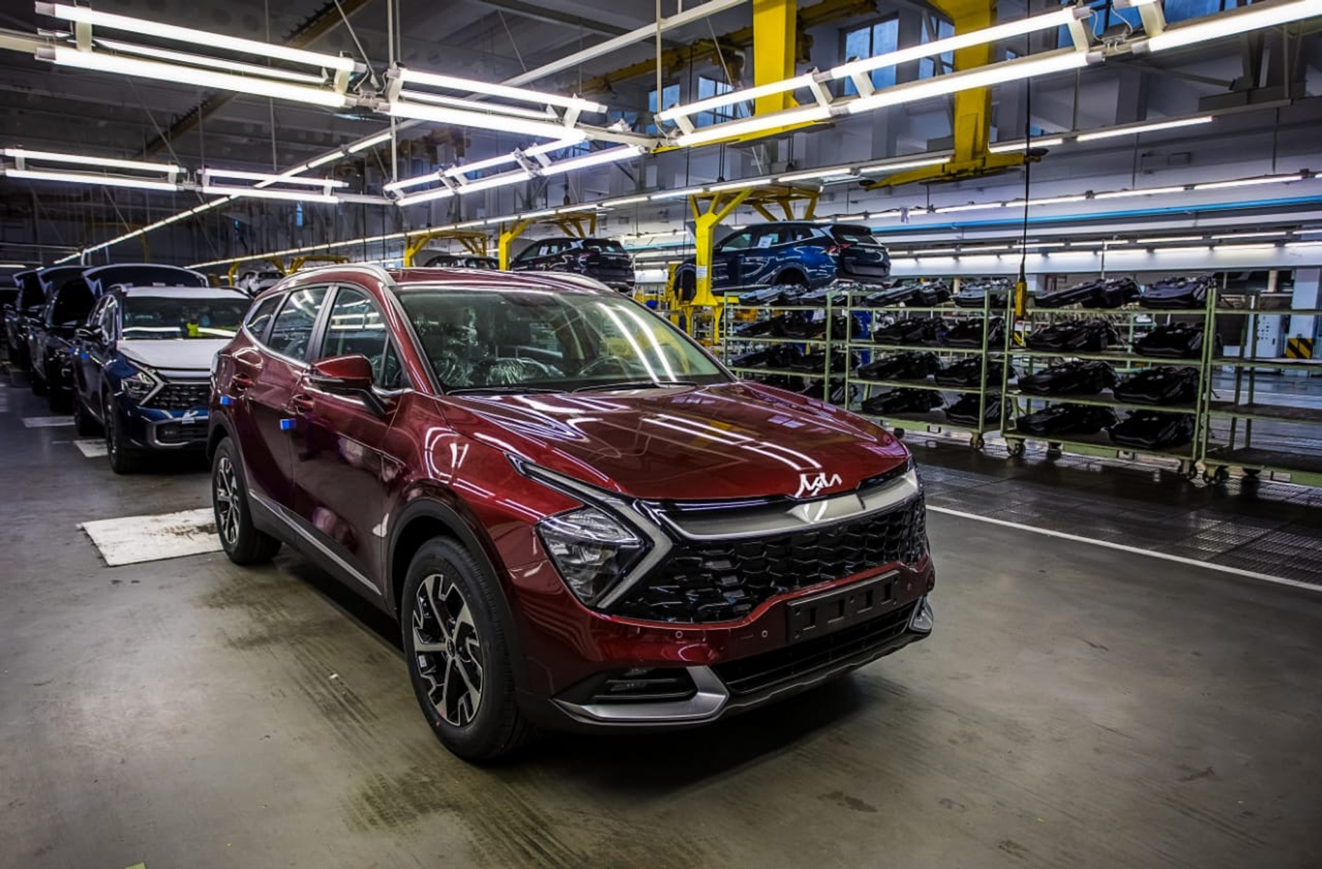 Fabryka Avtotor wytwarza różne modele Hyundai, Genesis, KIA i BMW