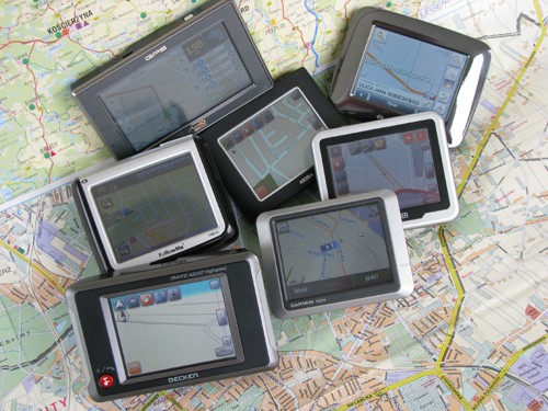 GPS pod lupą