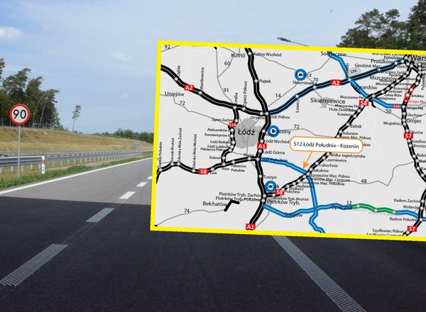 GDDKiA doda łącznik na trasie S8. Odcinek odciąży autostrady A2 i A1