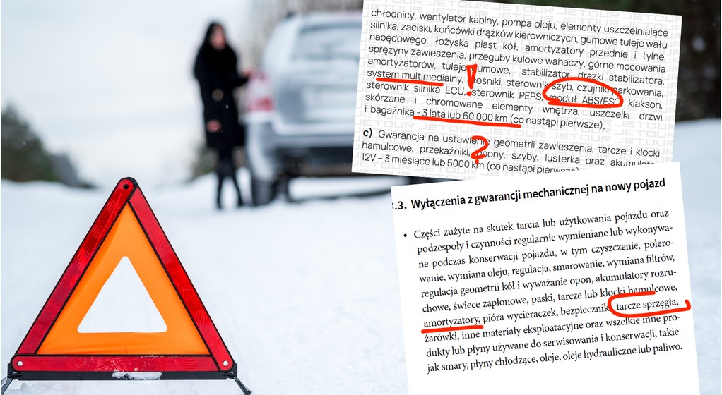 Usterka samochodu na drodze... ciekawe, czy podlega gwarancji