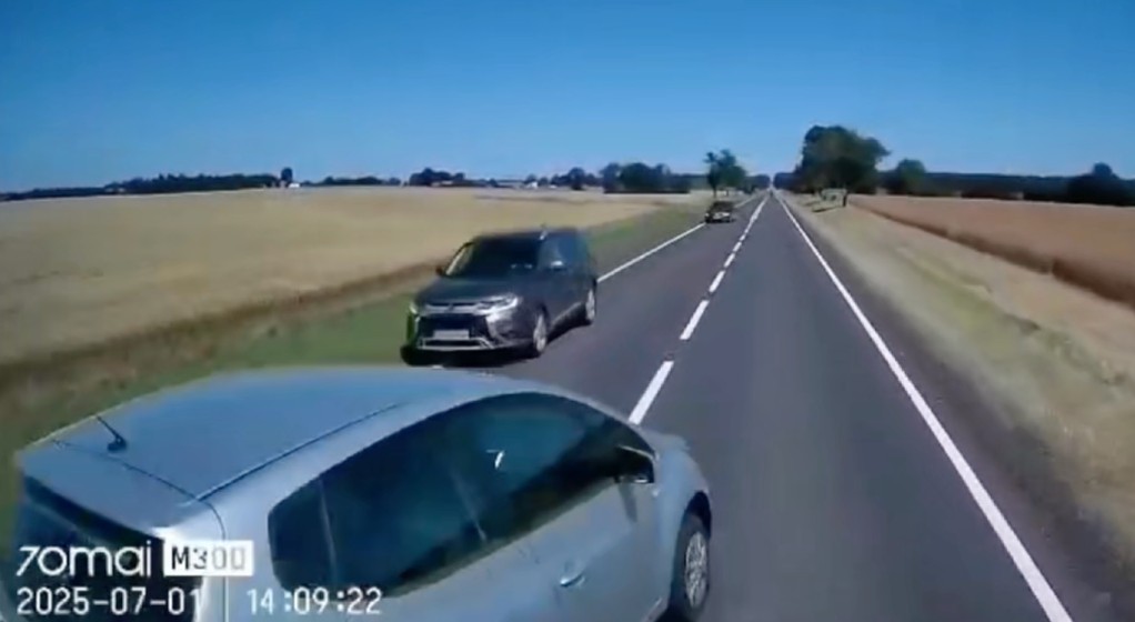 Niebezpieczny manewr wyprzedzania