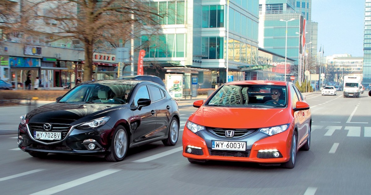 Honda Civic 1.8 kontra Mazda 3 2.0 | Test