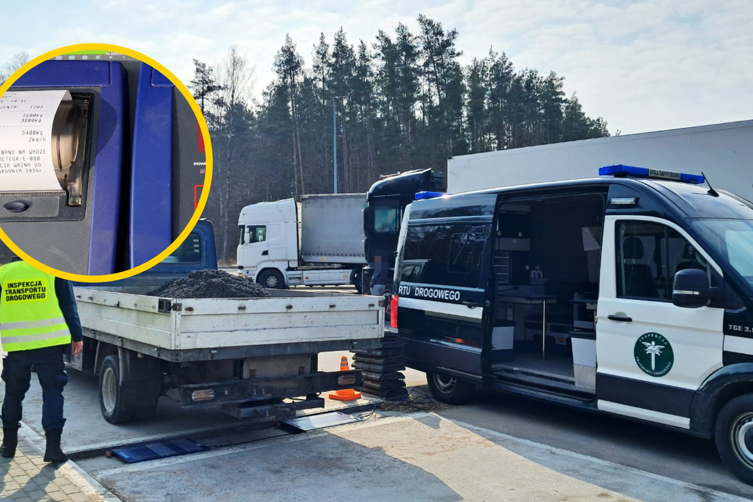 Inspektorzy ITD sprawdzali dostawczaki. Siedem na dziesięć było przeładowanych