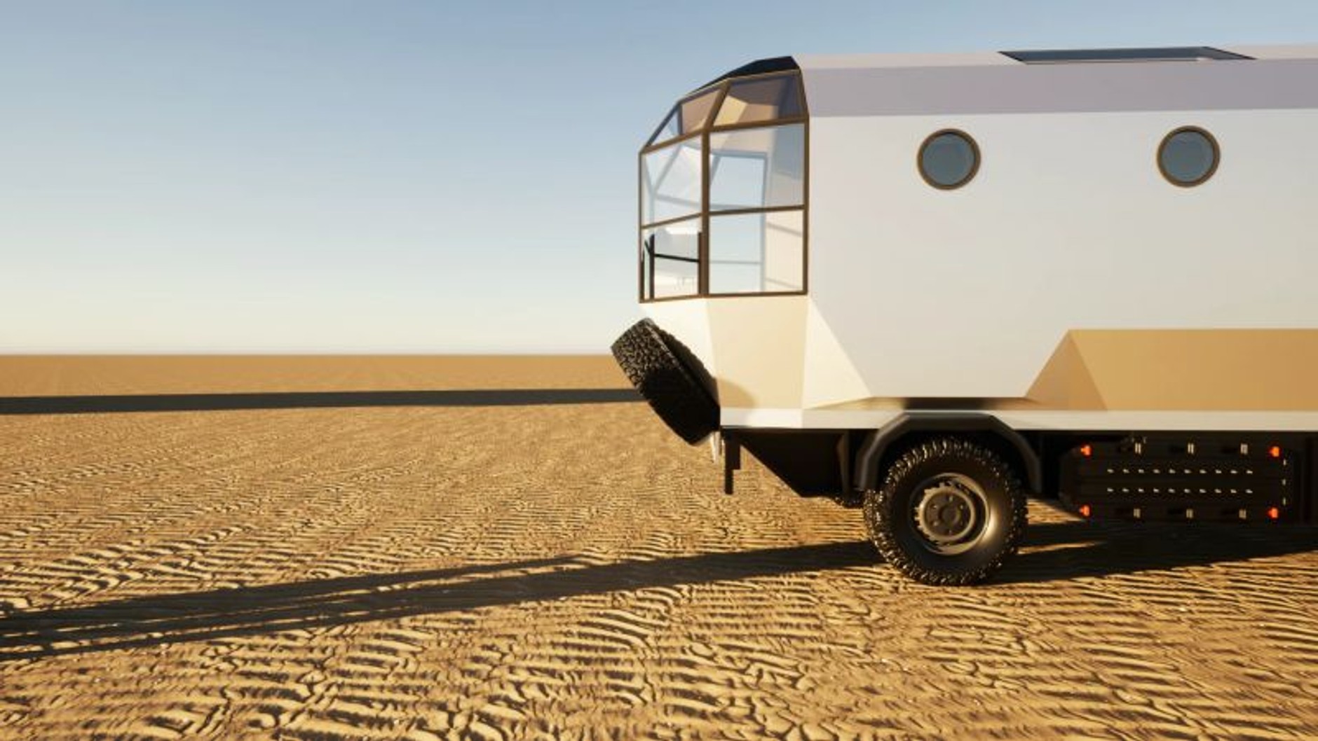 Kamper Atrium z całkowicie przeszklonym tyłem