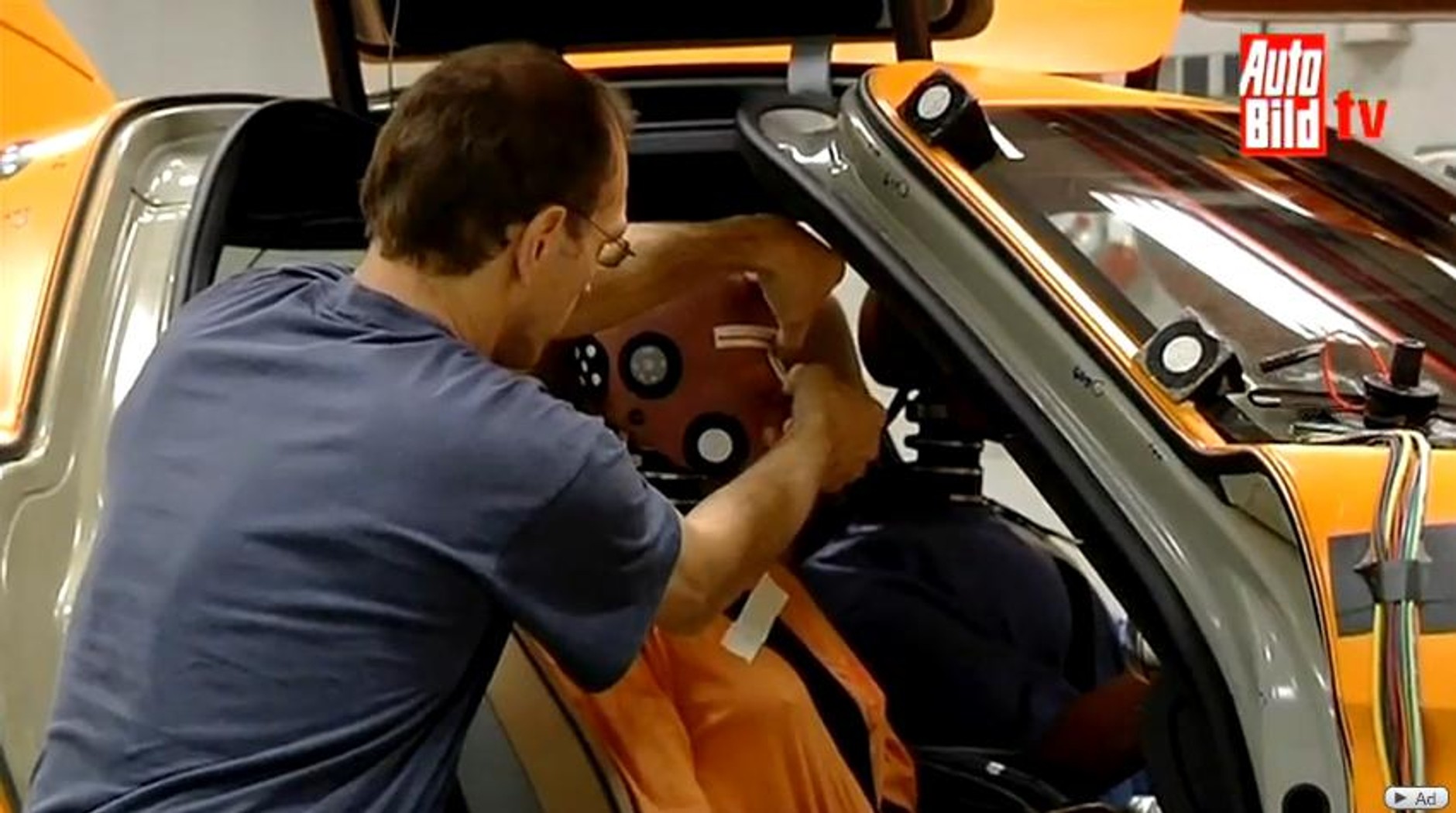 Mercedes SLS AMG rozbity!