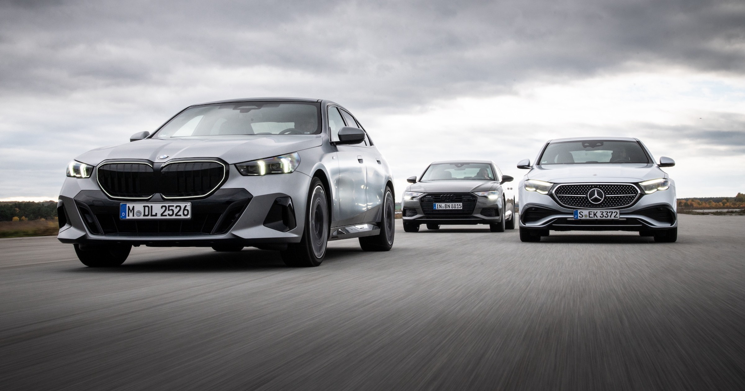 Audi A6, BMW serii 5, Mercedes klasy E