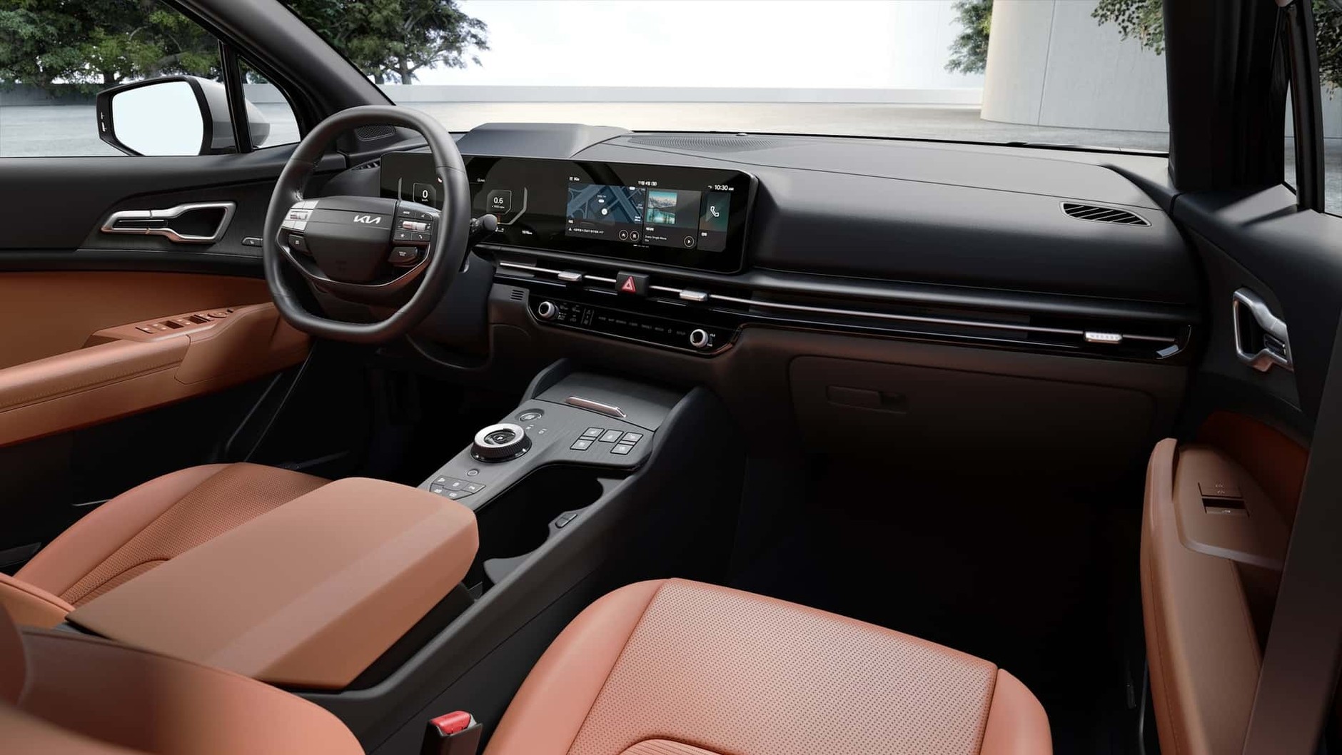 Wnętrze odświeżonej Kii Sportage