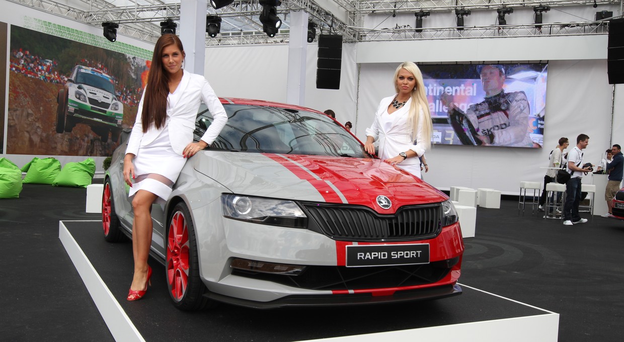 Skoda Rapid Sport na festiwalu w Wörthersee