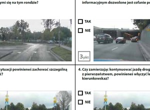 Test próbny na prawo jazdy - zestaw 2