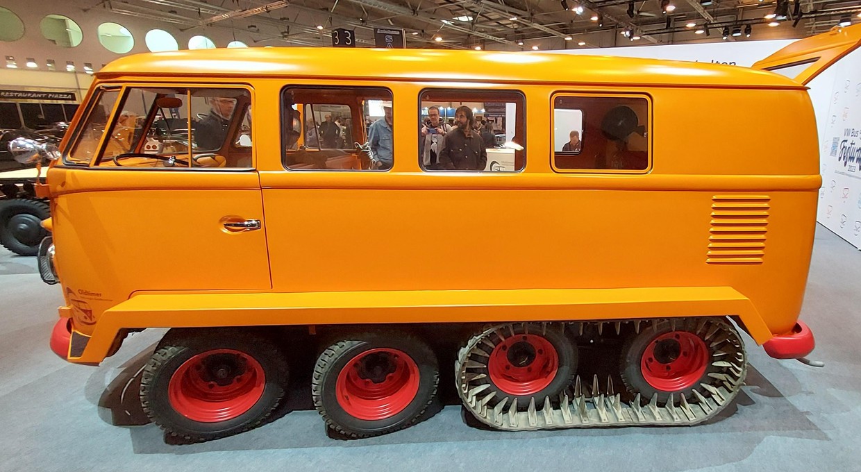 Volkswagen T1 na gąsienicach. Jedyny taki egzemplarz na świecie