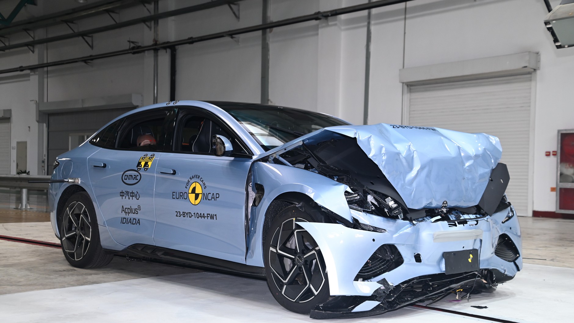 BYD Seal po teście zderzeniowym w Euro NCAP