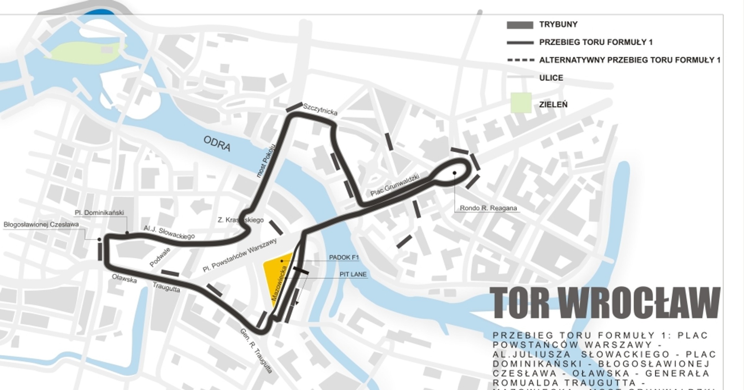 Wirtualny tor F1 - Ścigaj się po wrocławskich ulicach