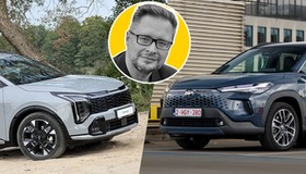 Kia Sportage (po lewej) i Toyota Corolla Cross