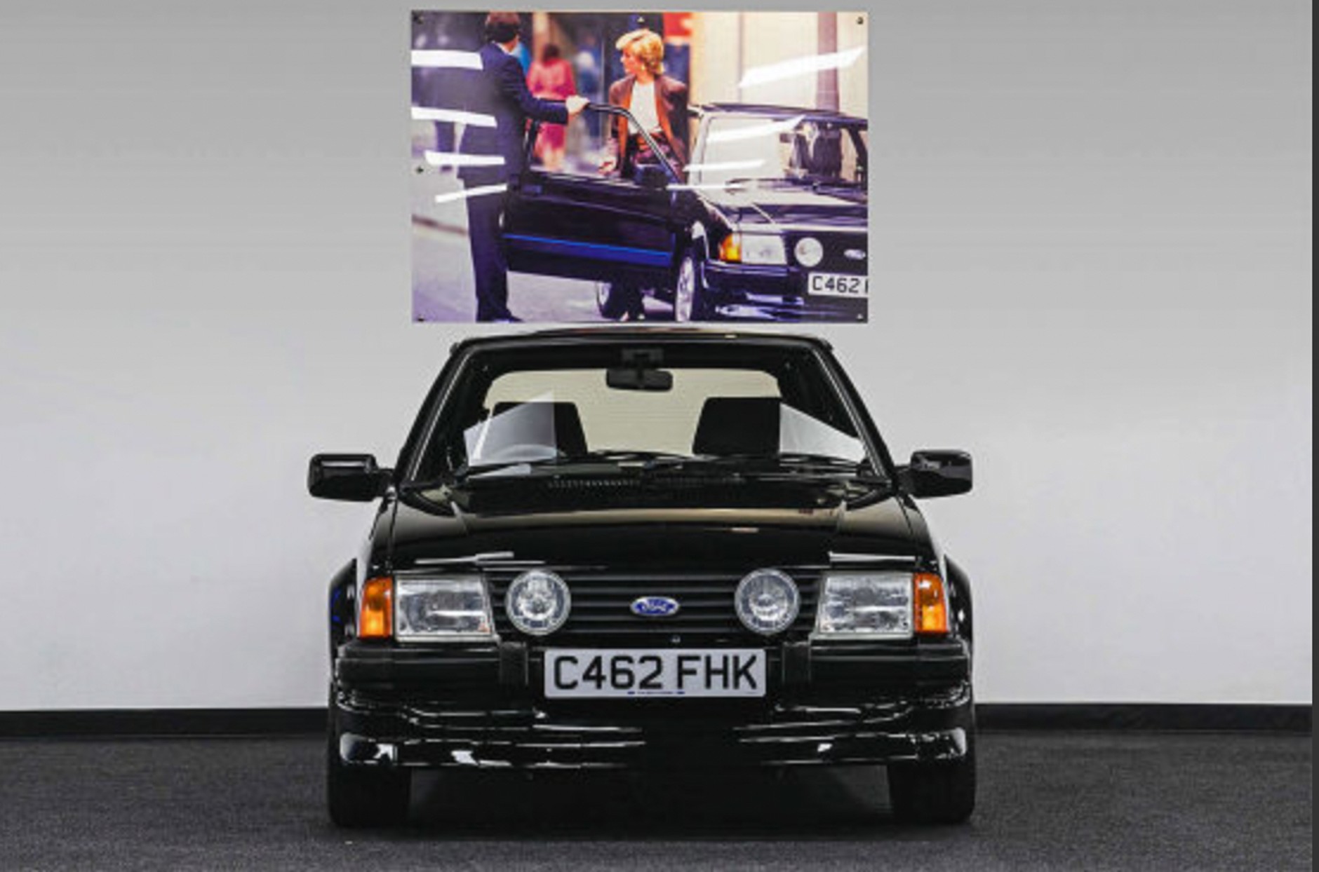 Ford Escort RS Turbo (1985) należący do Lady Diany