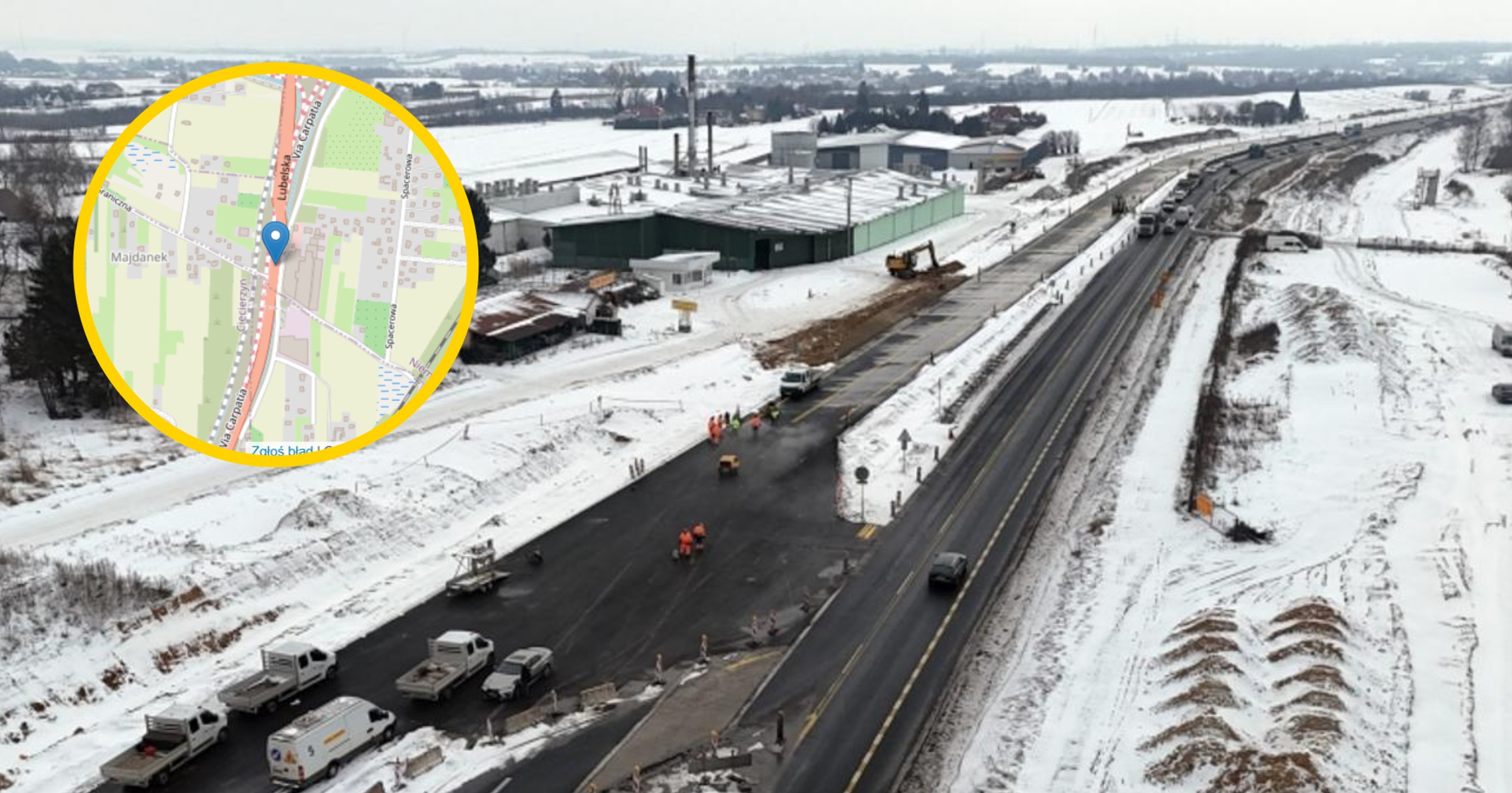 Pierwszy otwarty odcinek S19 Lublin - Lubartów