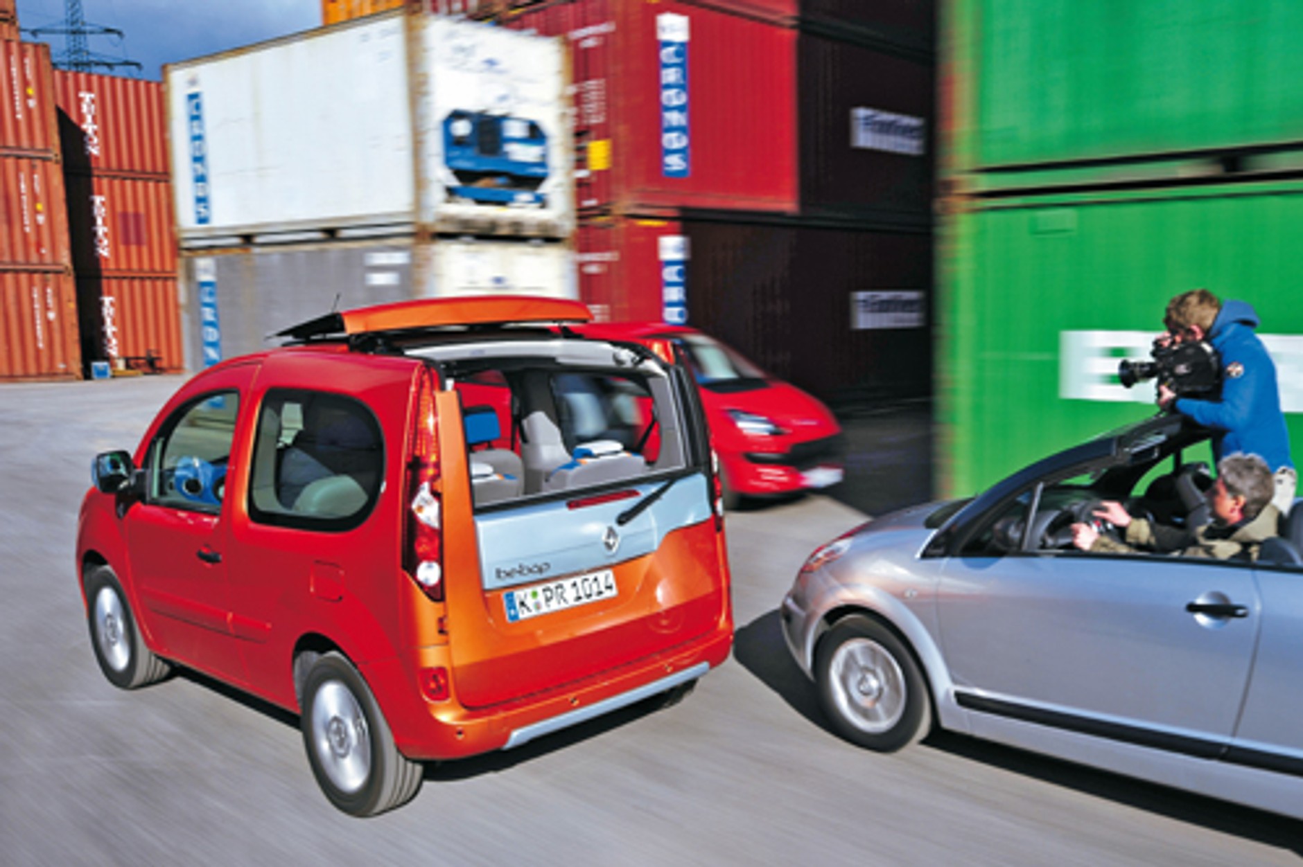 Renault Kangoo Be Bop, Citroen C3 Pluriel i Peugeot 1007: Z gruntu nieporównywalni