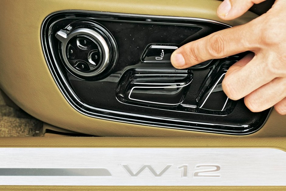 Audi A8 przyciski regulacji fotela