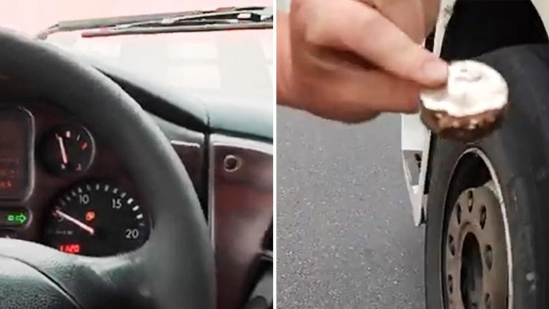 Przedsiębiorca magnesem przyłożonym do impulsatora skrzyni biegów zakłócał pracę tachografu