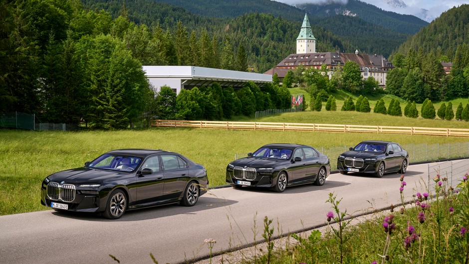 Opancerzone BMW i7 