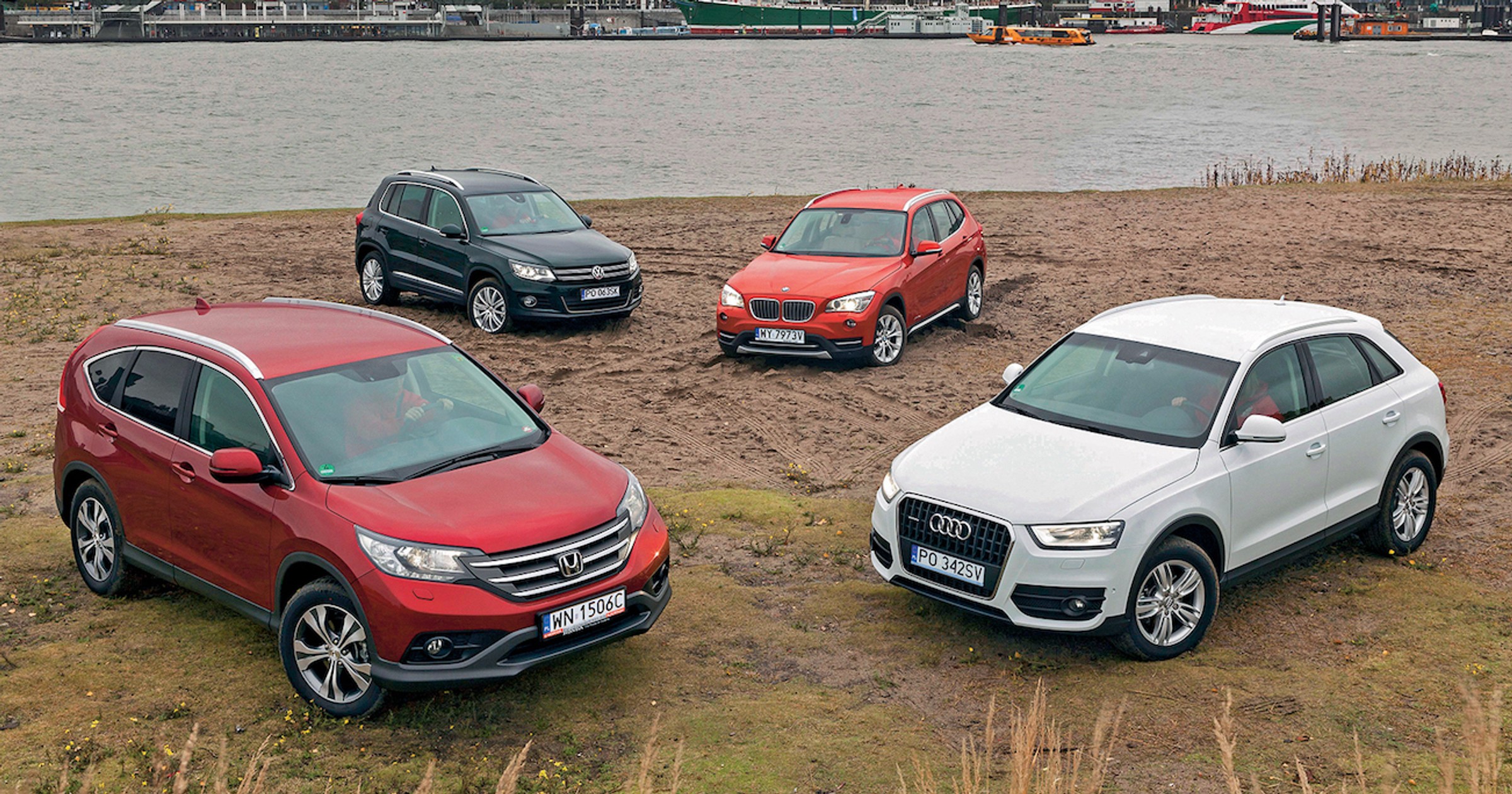 Porównanie: Audi Q3, BMW X1, Honda CR-V i Volkswagen Tiguan