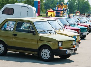 500 małych Fiatów w Krakowie