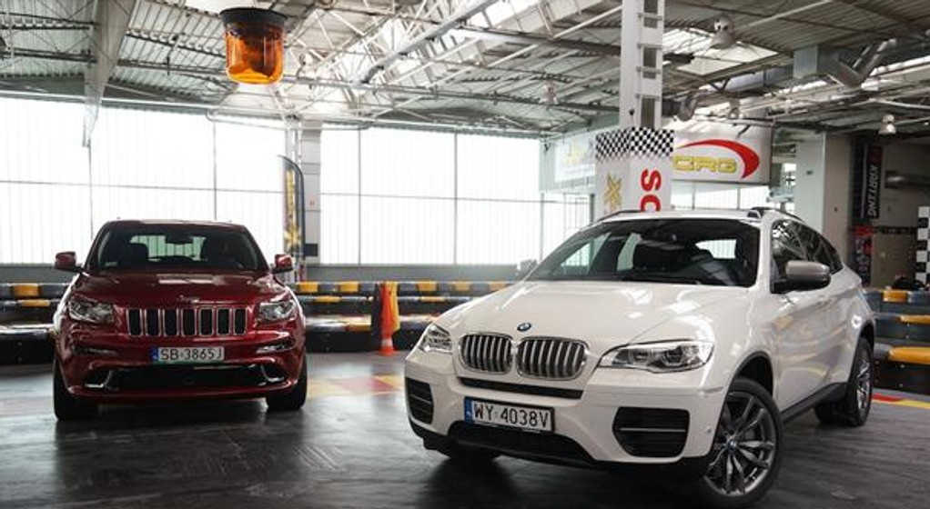 Jeep Grand Cherokee SRT8 vs BMW X6 M50d (TEST)
