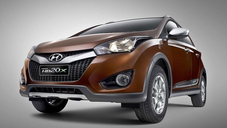 Stylowy crossover Hyundai HB20X z Brazylii