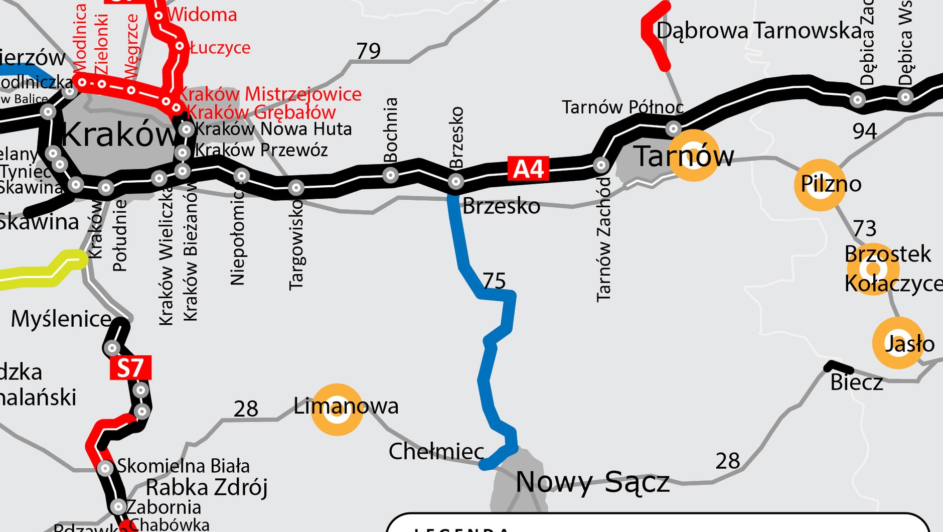DK73 obwodnica Dąbrowy Tarnowskiej
