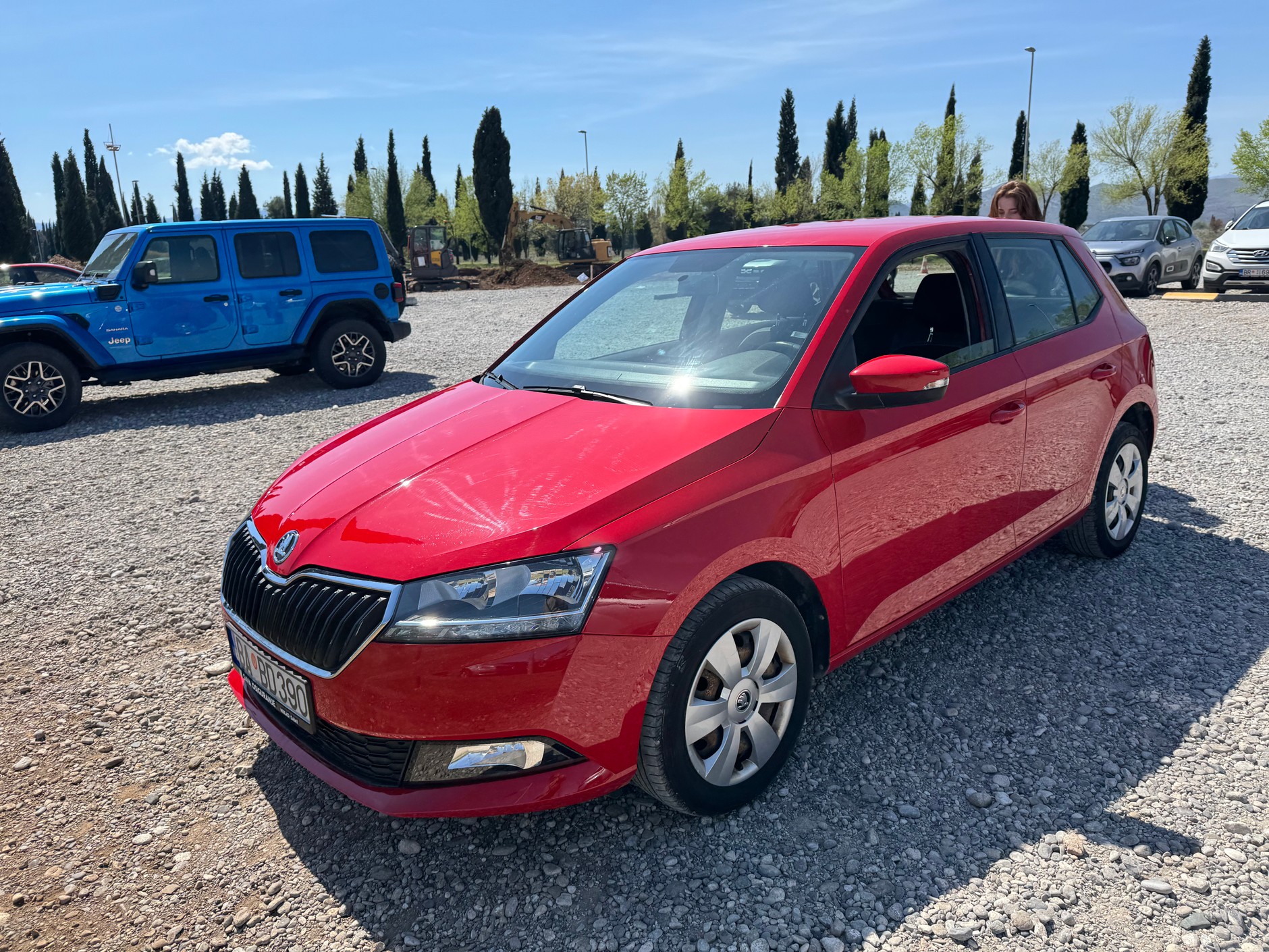 Skoda Fabia z wypożyczalni w Czarnogórze