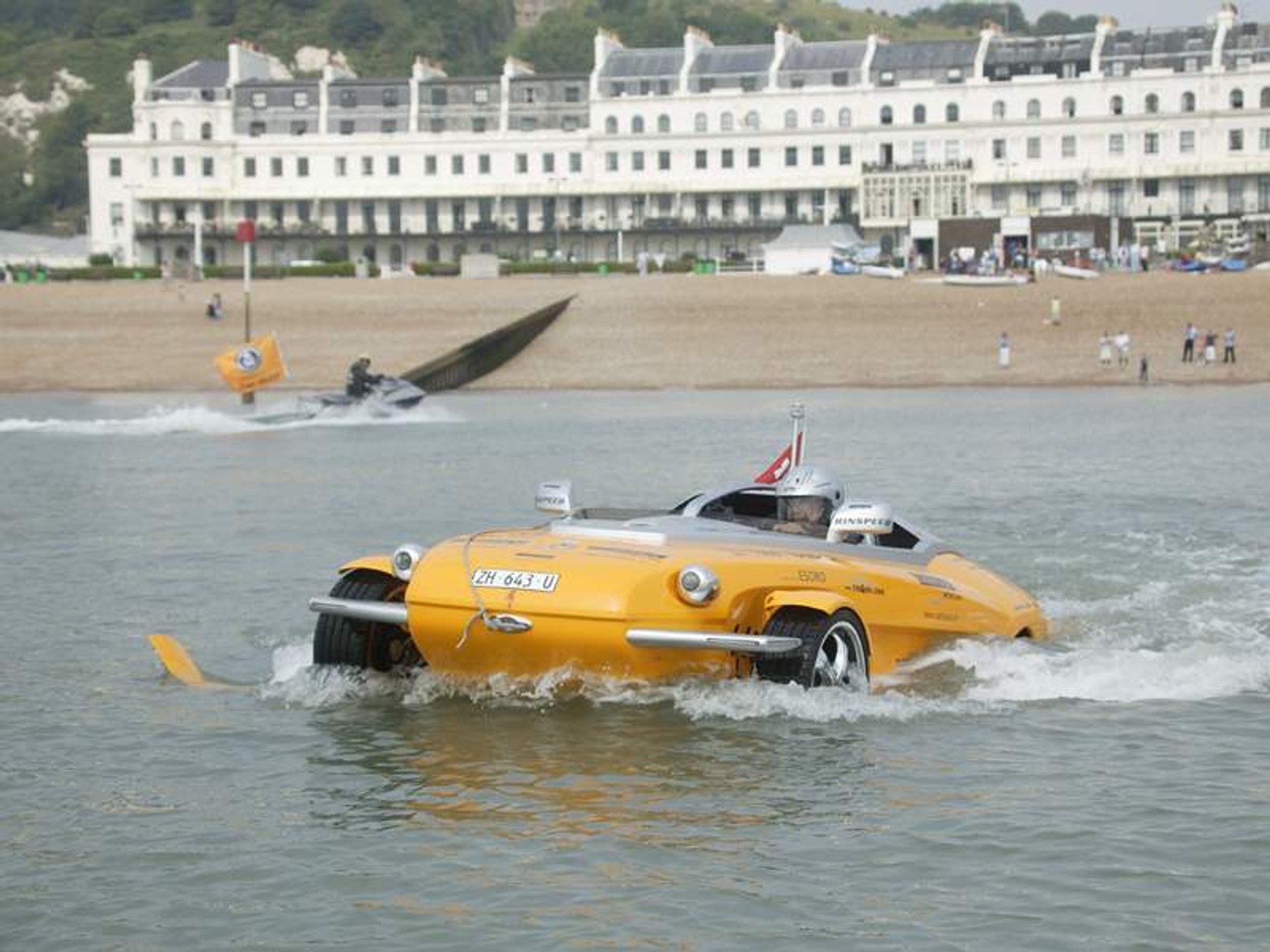 Rinspeed Splash w praktyce: trasa Dover – Sangatte w 193 minut