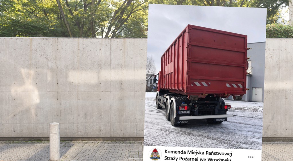 Pojazd jest na wyposażeniu KMPSP Wrocław (fot. screen z facebook.com/kmpspwroclaw)