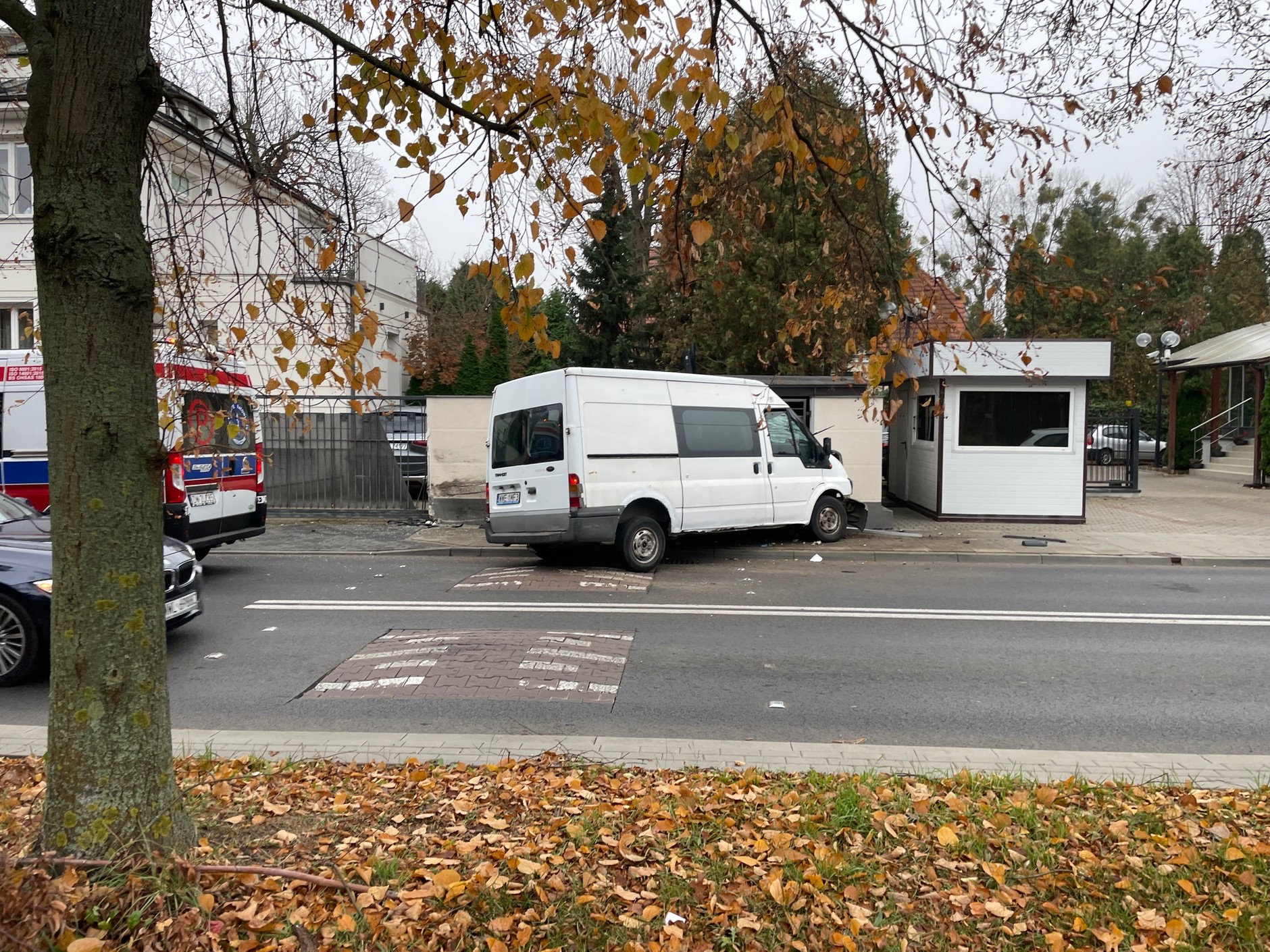 Wypadek na ul. Idzikowskiego w Warszawie (7 listopada 2024 r.)