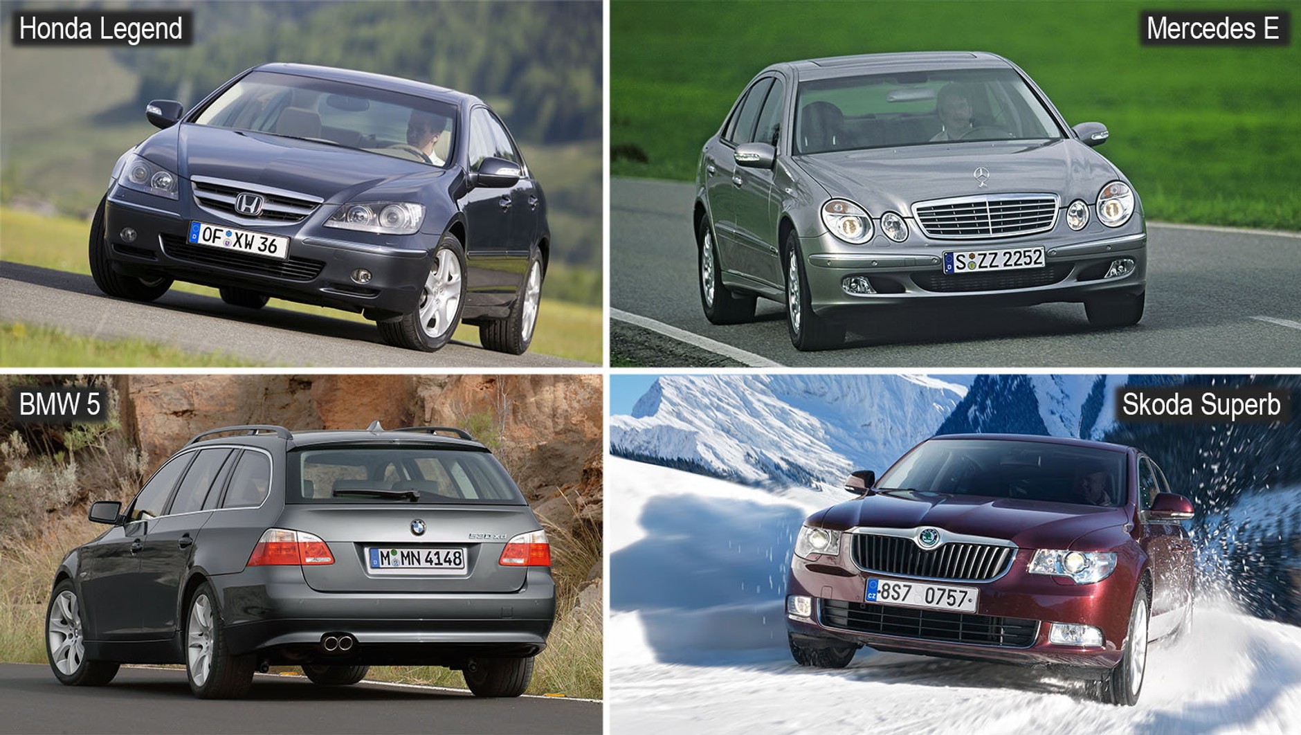 Osobowe 4x4/klasa wyższa: inne, wybrane propozycje