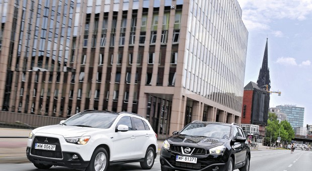 Używane crossovery: Mitsubishi ASX kontra Nissan Qashqai