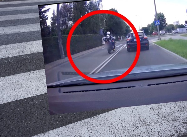To było "takie nic". Według policjantów grzywna dla motocyklisty wyniesie nawet 30 tys. zł