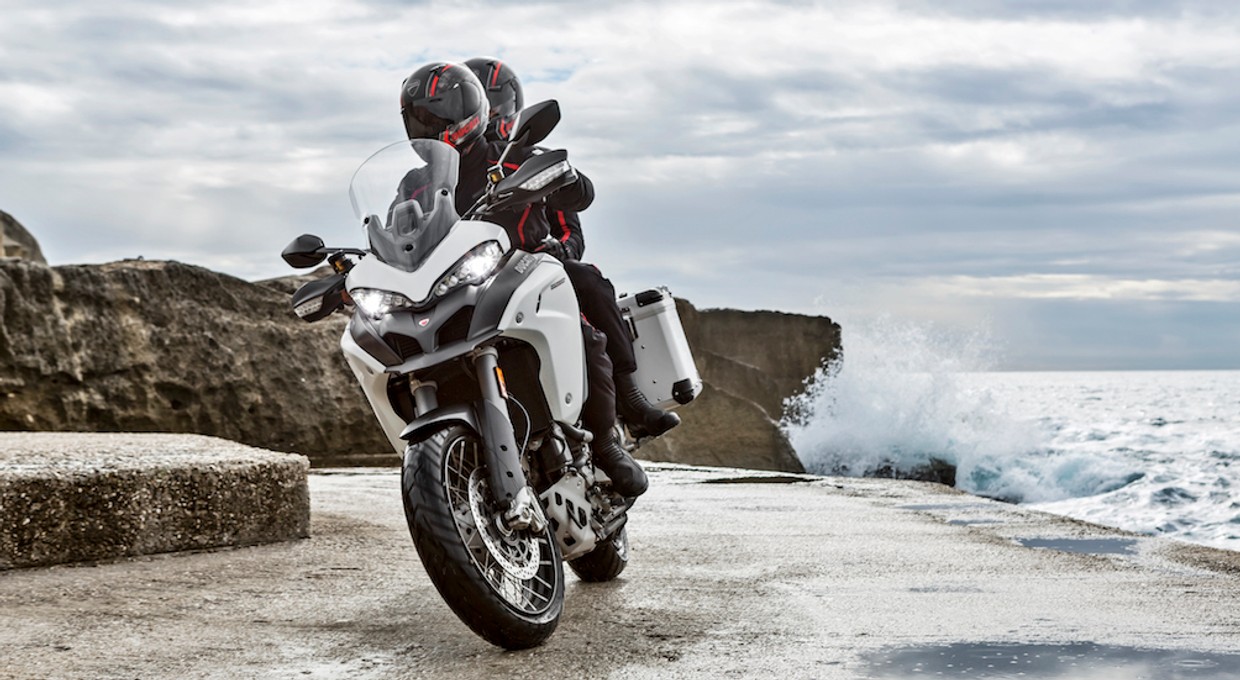 Motocykl Ducati Multistrada 1200 Enduro w kawałkach