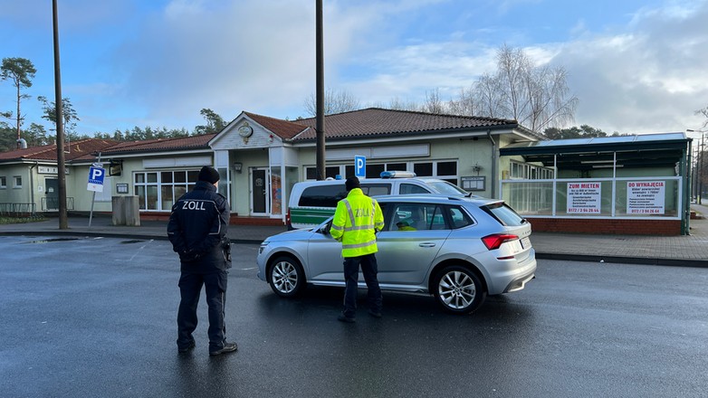 Niemcy, granica polsko-niemiecka, celnicy, kontrola celna, kontrola graniczna