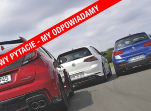 Wy pytacie, my odpowiadamy: Honda Civic Type R Turbo, BMW M135i, VW Golf R