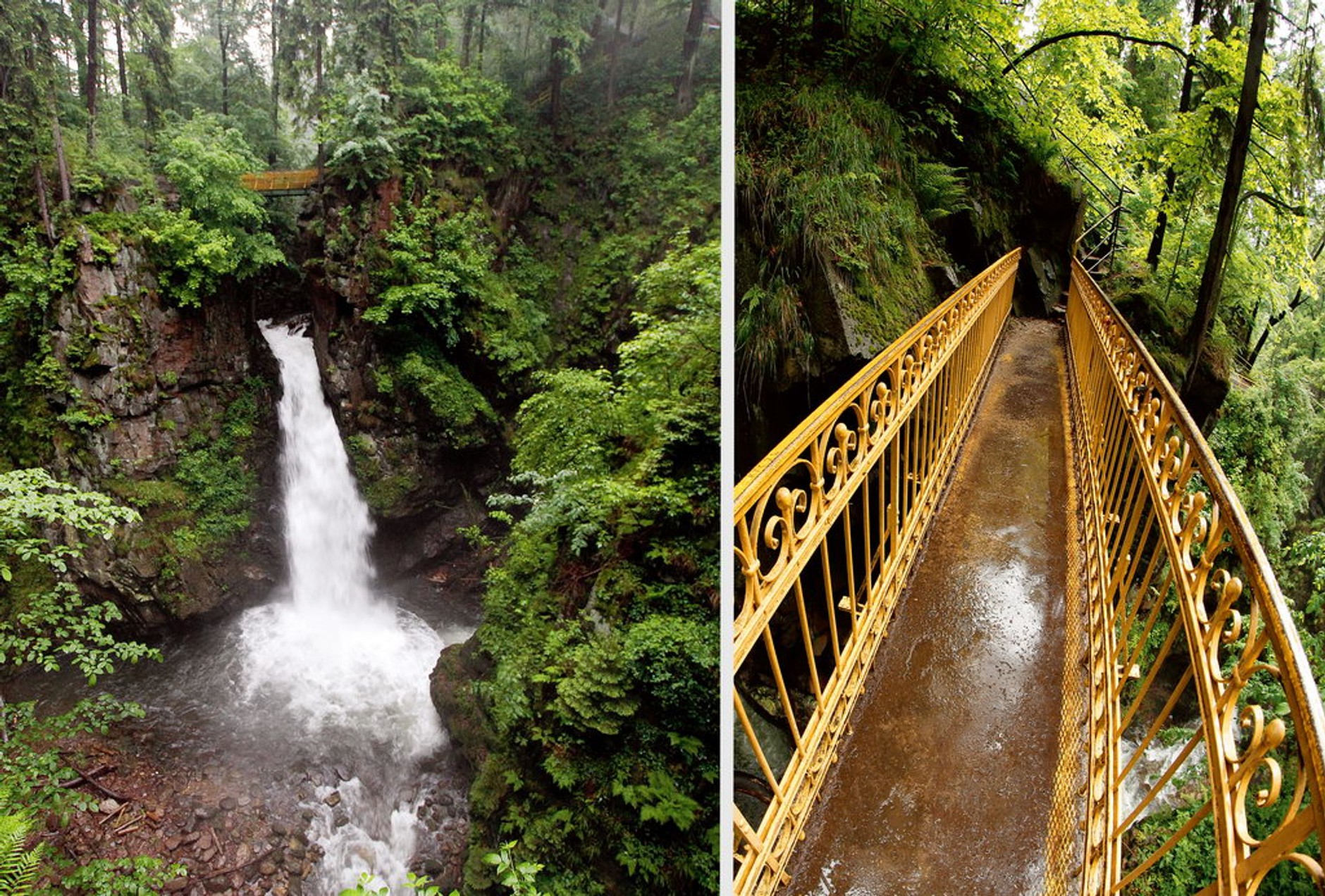 Wodospad w Międzygórzu