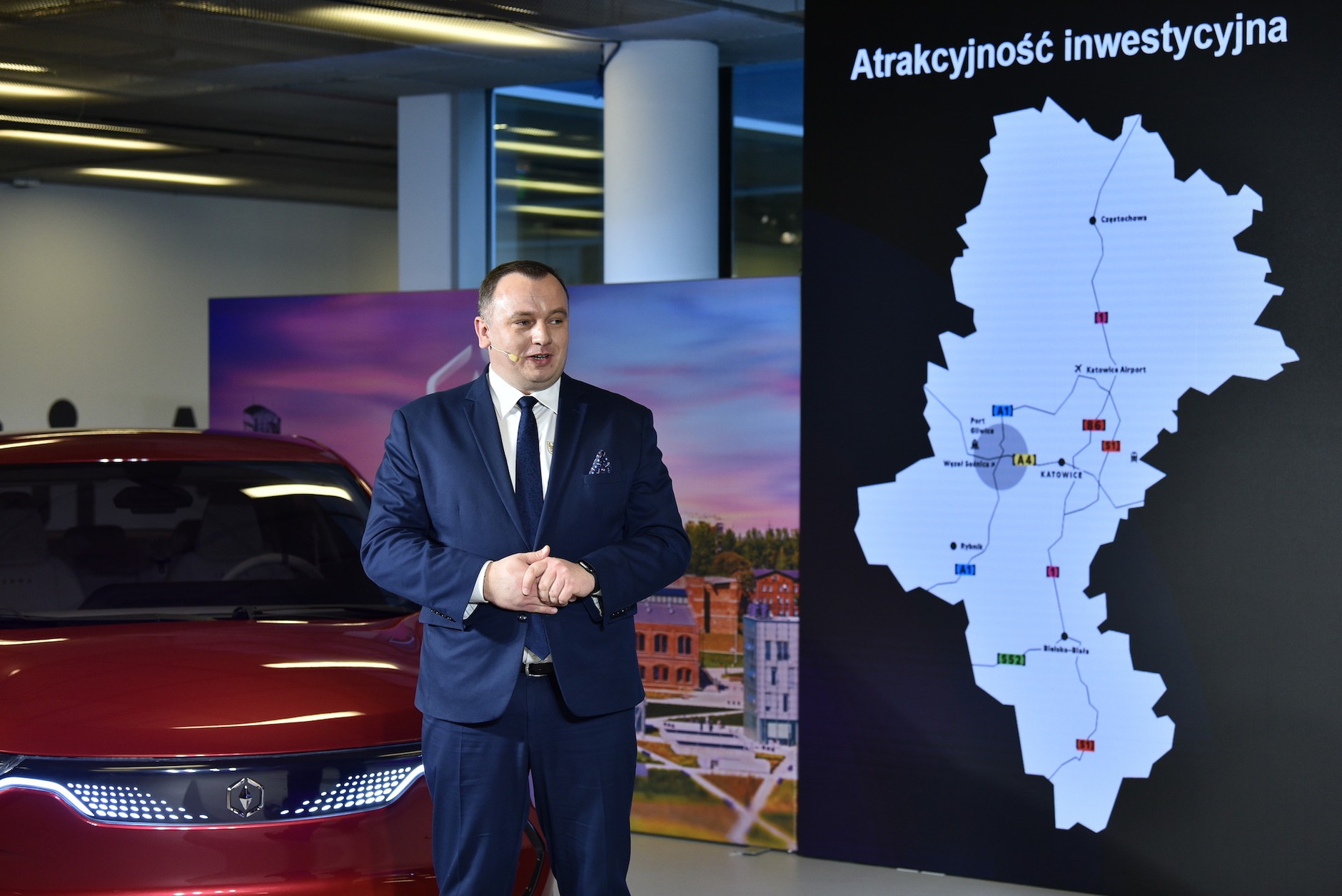 Zdjęcie z ogłoszenia lokalizacji fabryki. Budowa wciąż nie ruszyła