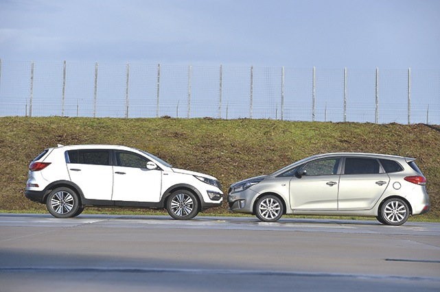 Kia Sportage i Kia Carens
