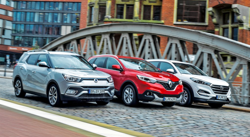 Hyundai Tucson, Renault Kadjar, SsangYong XLV