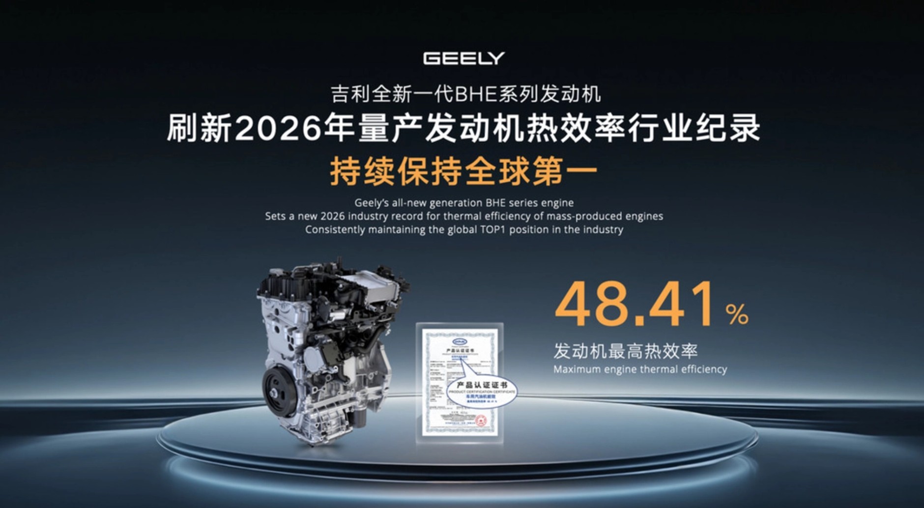 Nowa jednostka napędowa Geely