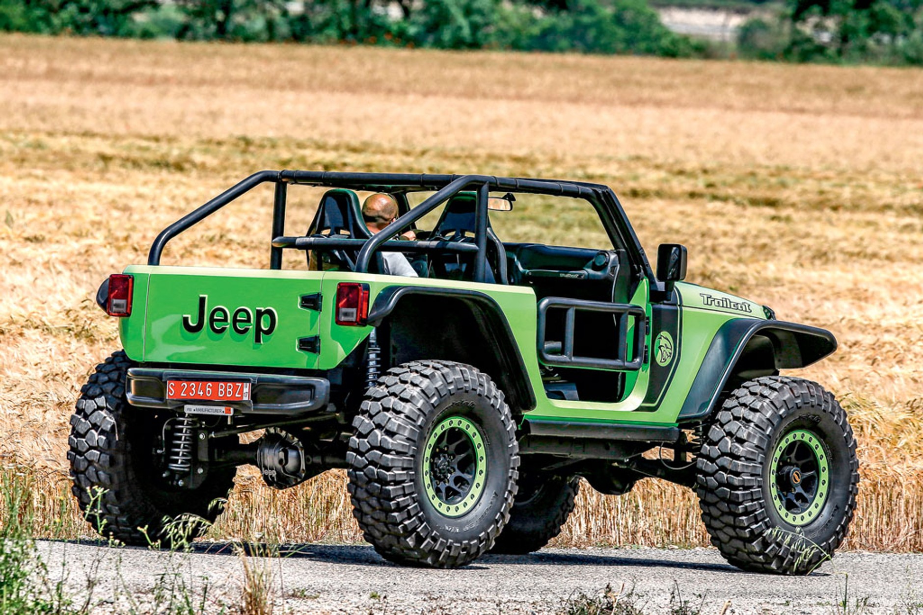 Jeep Wrangler Trailcat - driftowóz na spędem 4x4