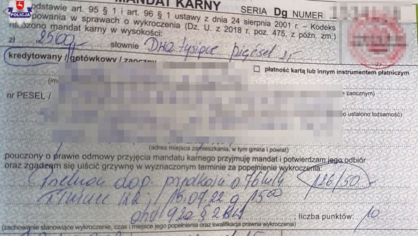Oby ten "wodzirej" lepiej prowadził imprezy, niż zna przepisy. Policja nie miała skrupułów