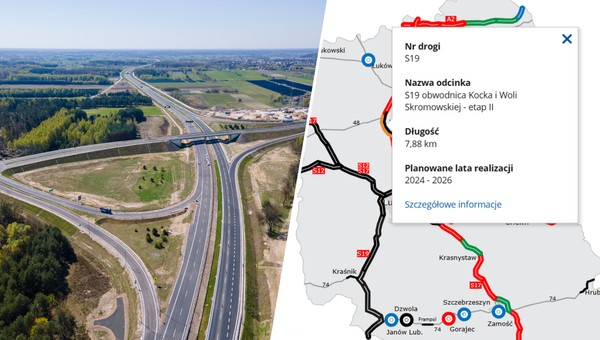 Budowa drugiej jezdni obwodnicy Kocka i Woli Skromowskiej zbliża się do końca