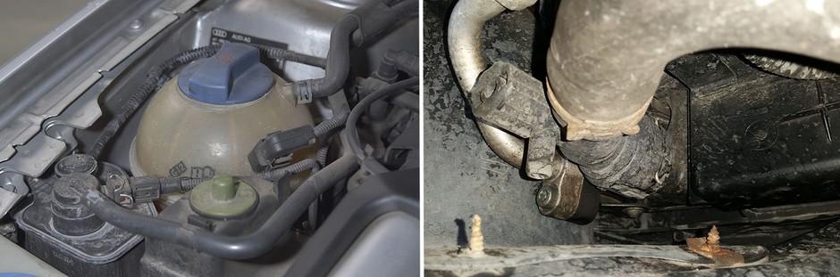 Samodzielna obsługa Audi A3 I 1.8: układ chłodzenia