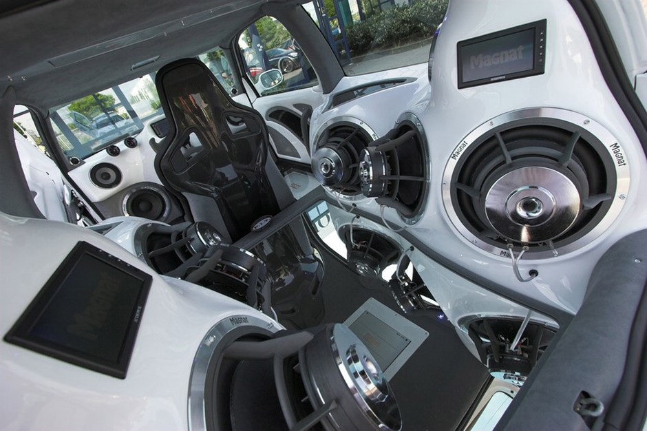 Car audio na pokaz