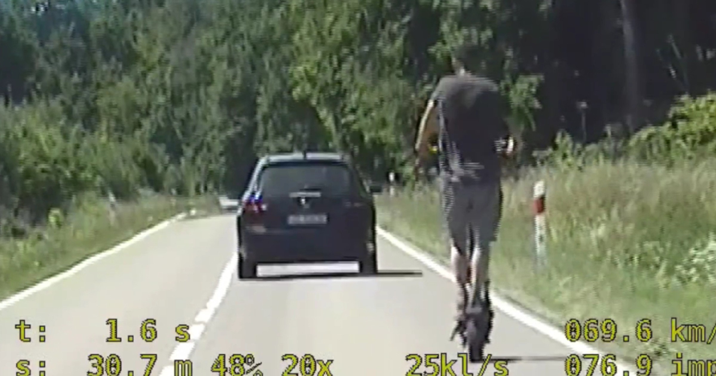 Jechał 70 m na godz. na hulajnodze elektrycznej